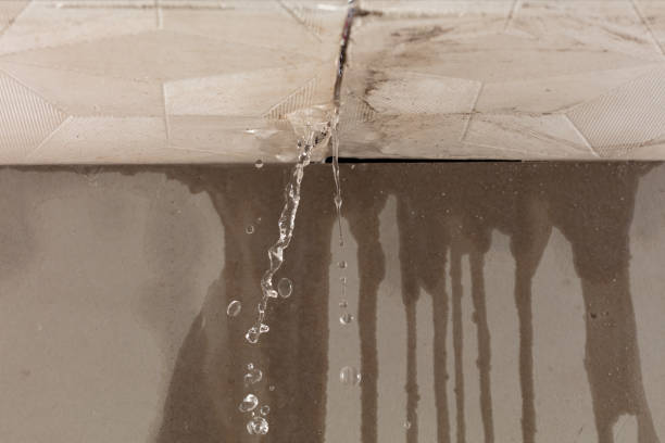 Professional Burst Pipe Cleanup technician working in Aurora, NC